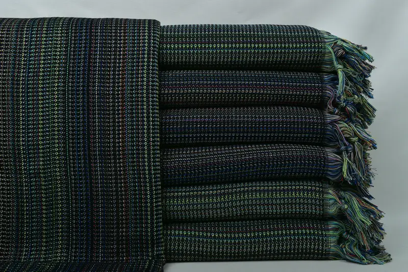 Valentines Day Gift For Him, Best Friend Wedding Gift, Woven Blanket, Housewarming Gift, 100x80 Cotton Waffle Towel, Throw Blanket Couch - 1