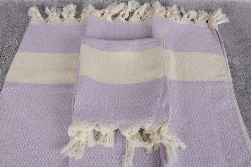 Beach Wedding Favor, Bathroom Towel, Gift For Wedding Day, Small Bath Towels, 40x18 Cotton Zigzag Towel, Personalized Gifts, Turkish Hand Towel - 4