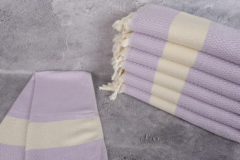 Beach Wedding Favor, Bathroom Towel, Gift For Wedding Day, Small Bath Towels, 40x18 Cotton Zigzag Towel, Personalized Gifts, Turkish Hand Towel - 2
