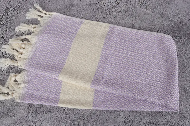 Beach Wedding Favor, Bathroom Towel, Gift For Wedding Day, Small Bath Towels, 40x18 Cotton Zigzag Towel, Personalized Gifts, Turkish Hand Towel - 6