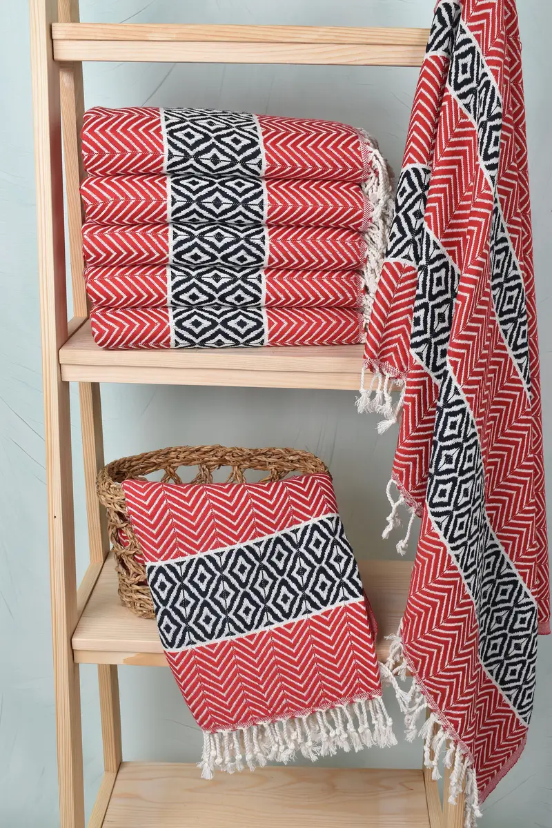 Bridesmaid Gift, Bachelorette Party Gifts, Turkish Towel Beach, Engagement Gift, Large Beach Towel Personalized, 70x40 Cotton Chevron Towel - 3