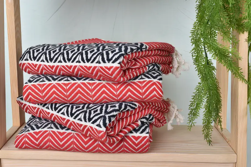 Bridesmaid Gift, Bachelorette Party Gifts, Turkish Towel Beach, Engagement Gift, Large Beach Towel Personalized, 70x40 Cotton Chevron Towel - 7