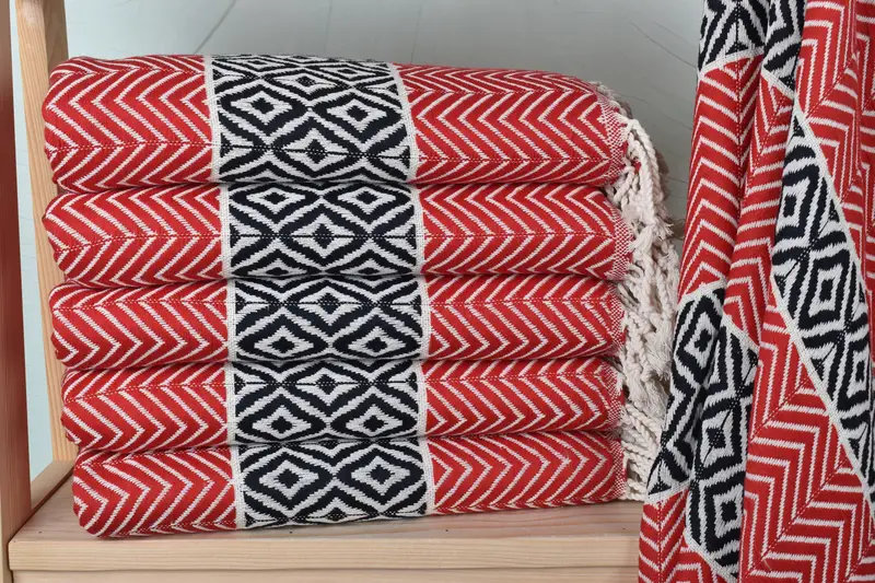 Bridesmaid Gift, Bachelorette Party Gifts, Turkish Towel Beach, Engagement Gift, Large Beach Towel Personalized, 70x40 Cotton Chevron Towel - 1
