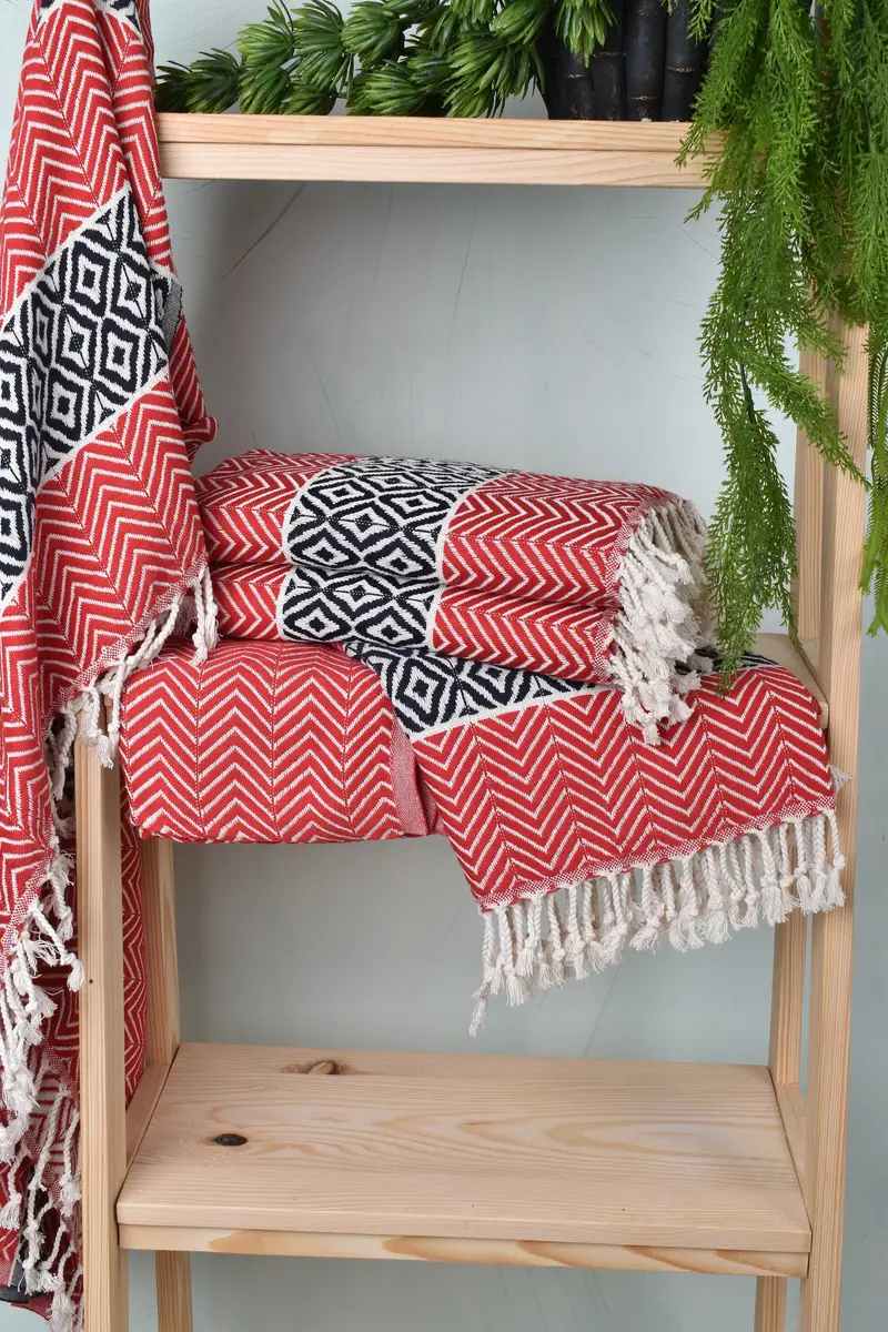 Bridesmaid Gift, Bachelorette Party Gifts, Turkish Towel Beach, Engagement Gift, Large Beach Towel Personalized, 70x40 Cotton Chevron Towel - 6