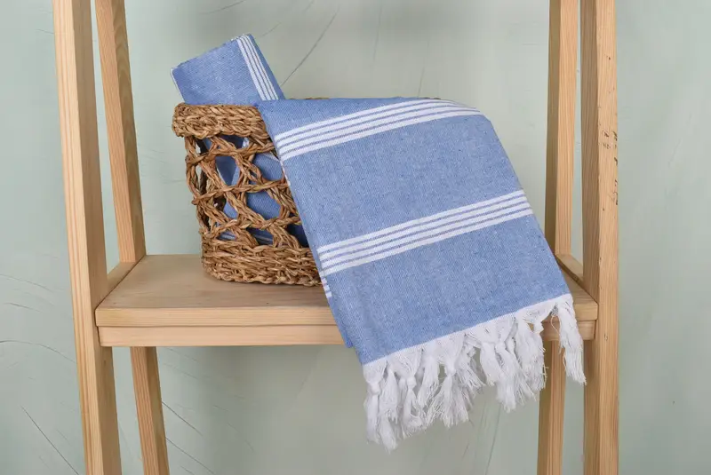 Sand-resistant Turkish towel for the beach, 70x30 Cotton Striped Towel, Personalized Gift, Bridesmaid Gift Towel, Beach towel, Gift For Best Friend - 4
