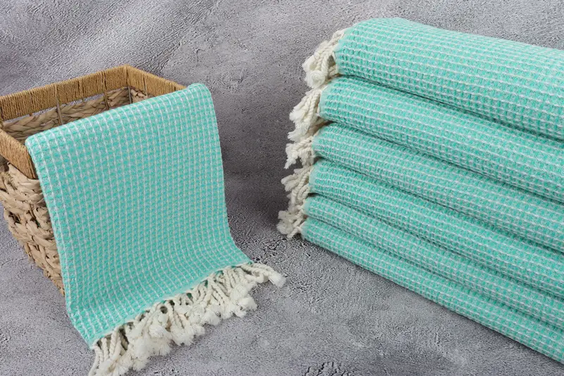 Wedding Anniversary Gift, Bride Gift, Wedding Gifts Towel, Bachelor Bachelorette Party Favors, 68x36 Cotton Waffle Towel, Monogrammed Beach Towel - 3