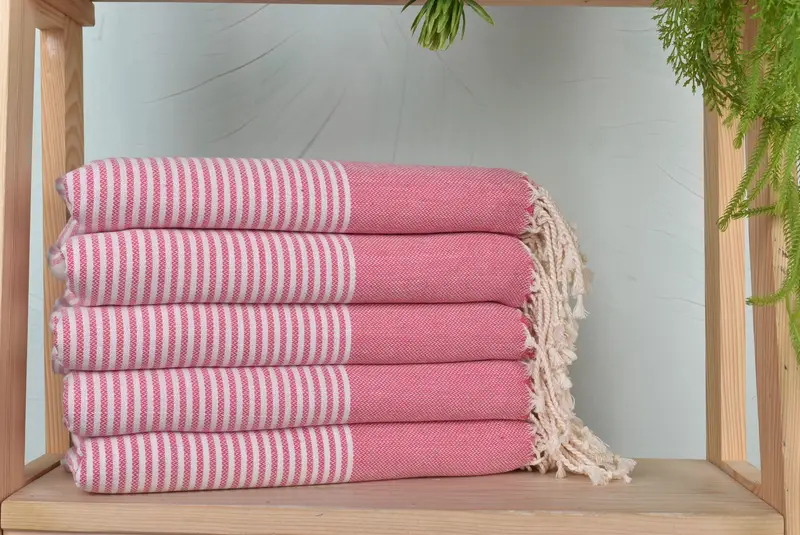 Embroidery Towel, Personalized Bridesmaid Gift, Best Beach Towel, 70x40 Cotton Striped Towel, Gift For Bride, Bachelorette Party Gifts Bridesmaids - 1