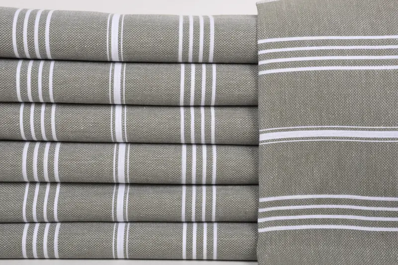 Cotton towel, Girl Trip Party Favor, Spa Gift, Hammam Towel USA, Organic Turkish towel, Bachelorette Party Gifts, 70x40 Cotton Striped Towel - 1