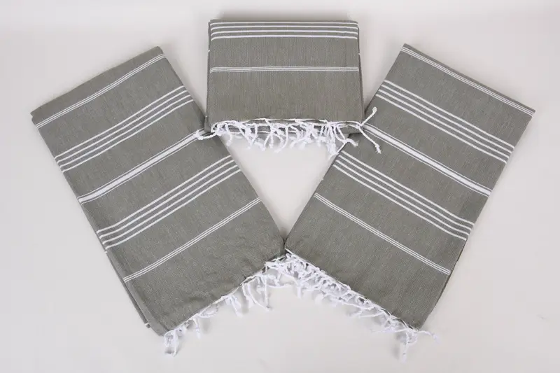 Cotton towel, Girl Trip Party Favor, Spa Gift, Hammam Towel USA, Organic Turkish towel, Bachelorette Party Gifts, 70x40 Cotton Striped Towel - 6
