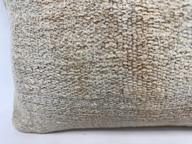 Antique Pillows, Gift Pillow, Nomadic Pillow Sham, Christmas Pillow, Cushion Cover, Handmade Kilim Cushion, 12x20 White Cushion Case - 2