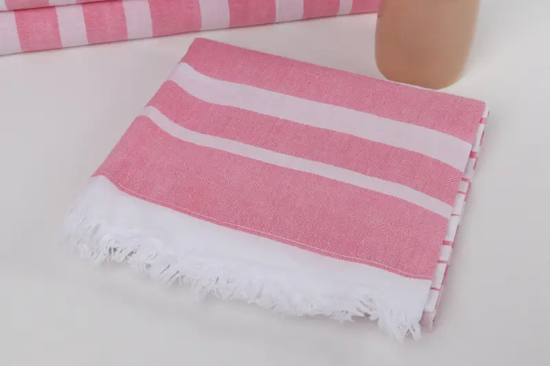 64x40 Cotton Striped Towel, Lightweight quick-dry peshtemal towel for travel, Bride Gift, Best Friend Gift, Large Turkish Towel, Gifts For Him - 5