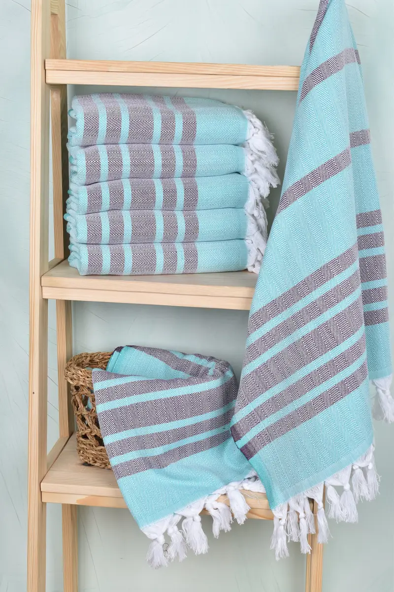 Girls Weekend Favors, Luxury Turkish Bath Towel, Bridesmaid Proposal Gift, Luxury towel, Summer Gift, Bachelorette Gifts, 64x40 Cotton Chevron Towel - 3