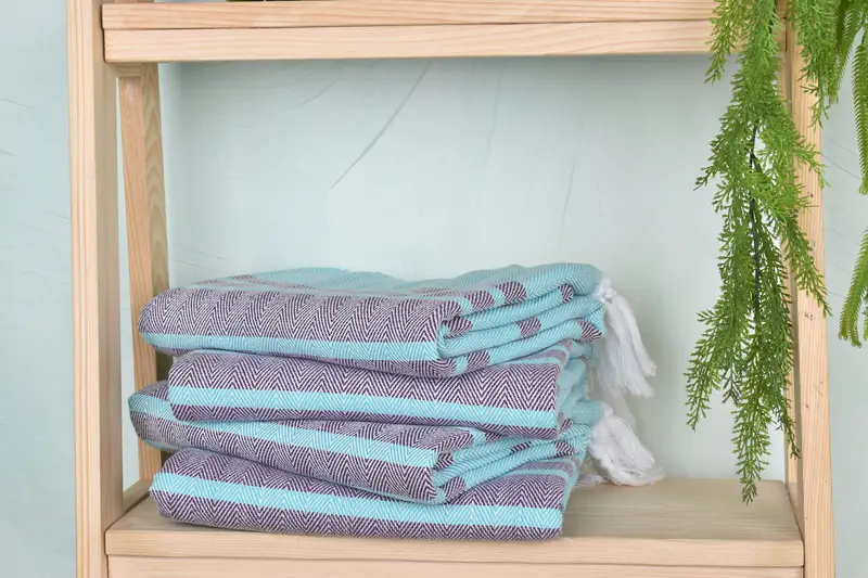 Girls Weekend Favors, Luxury Turkish Bath Towel, Bridesmaid Proposal Gift, Luxury towel, Summer Gift, Bachelorette Gifts, 64x40 Cotton Chevron Towel - 7