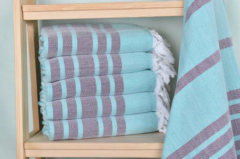 Girls Weekend Favors, Luxury Turkish Bath Towel, Bridesmaid Proposal Gift, Luxury towel, Summer Gift, Bachelorette Gifts, 64x40 Cotton Chevron Towel - 2