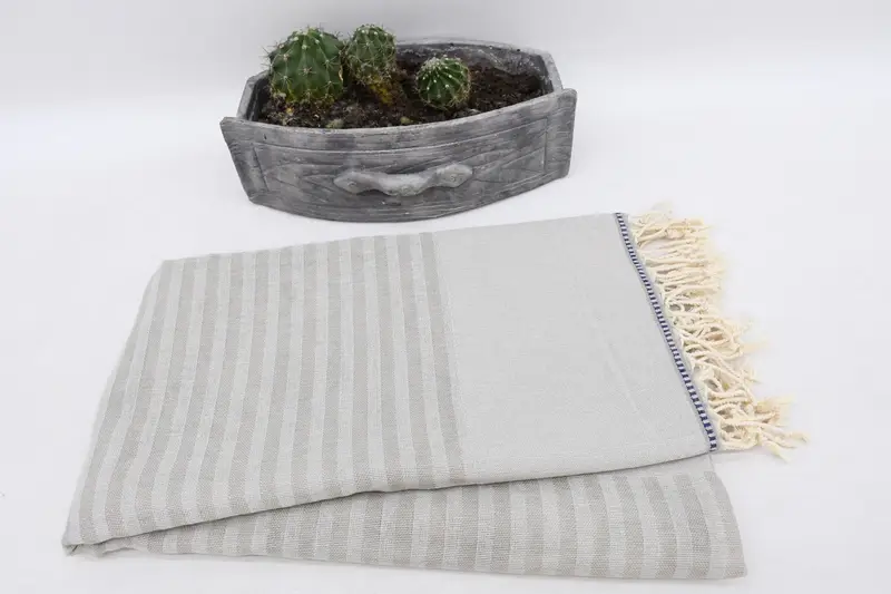 Spa Towel, Sand-resistant towel, Bachelorette Party Favor, Organic towel, 70x40 Cotton Striped Towel, Wedding Gift, Handwoven Turkish bath towel - 6