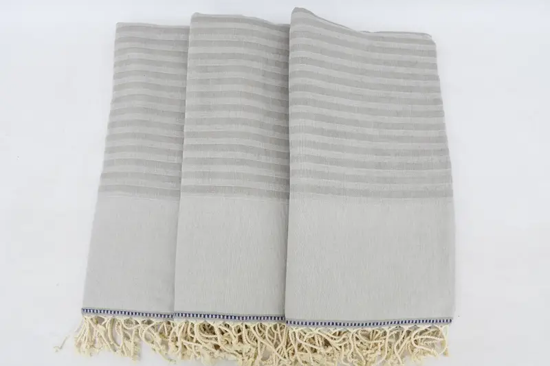 Spa Towel, Sand-resistant towel, Bachelorette Party Favor, Organic towel, 70x40 Cotton Striped Towel, Wedding Gift, Handwoven Turkish bath towel - 3