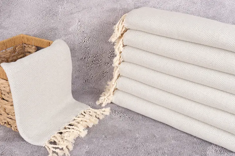 Kişiselleştirilmiş Düğün Hediyesi, 70x40 Pamuk Pırlanta Havlu, El Yapımı Türk Hamam Havlu, Plaj Havlusu Toplu, Kişiselleştirilmiş Hediye, Nedime Hediye Havlusu - 3