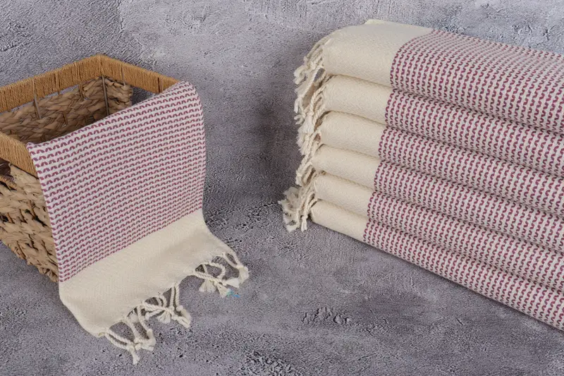 Hand Size Towels, Bathroom Towels, 40x20 Cotton Diamond Towel, First Wedding Anniversary Gift, Organic Towel, Custom Hand Towel, Small Bath Towels - 3