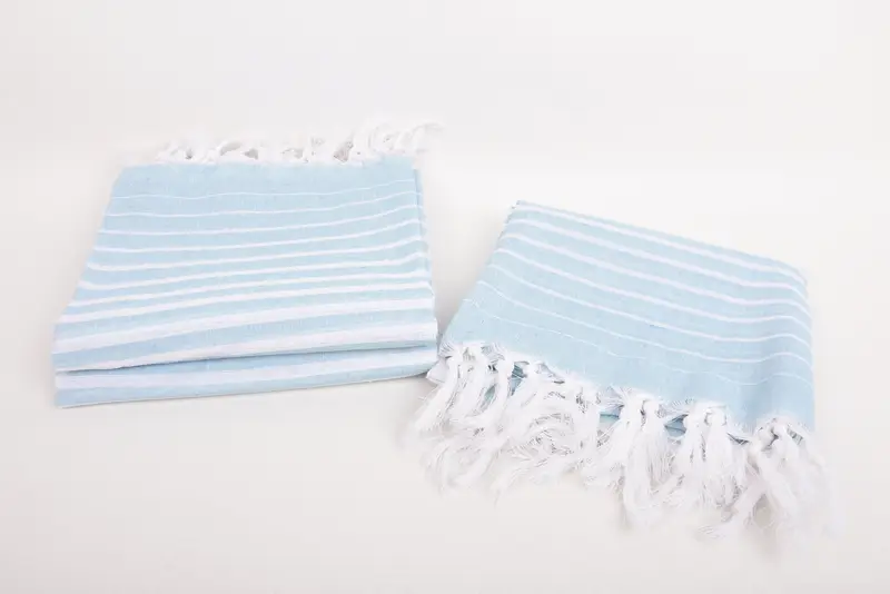 Personalized Bridesmaid Beach Towel, Gift For Coworker, Personalized Towel, Bridesmaid Gift, 70x40 Cotton Striped Towel, Embroidered Towel - 8