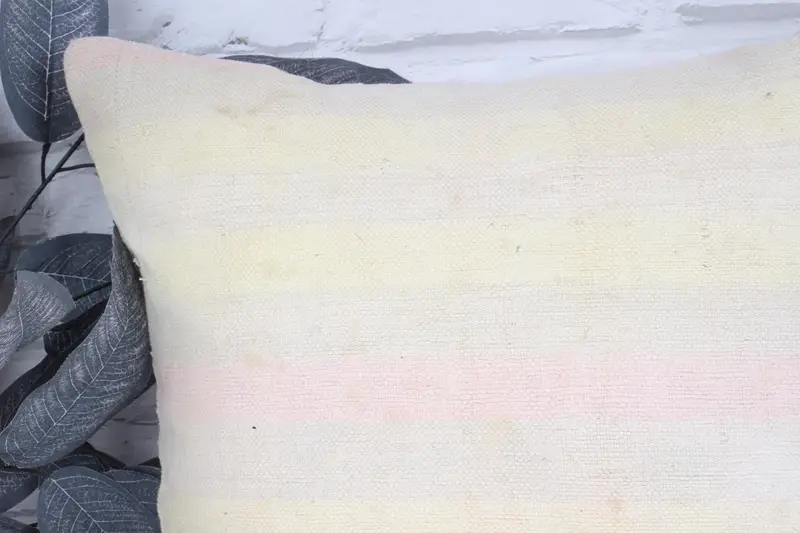 Interior Designer Pillow, Cotton Pillow Sham, 18x18 Yellow Pillow, Morroccon Kilim Cushion Pillow Sham, Turkish Pillow, Pillow, Boho Pillow - 2
