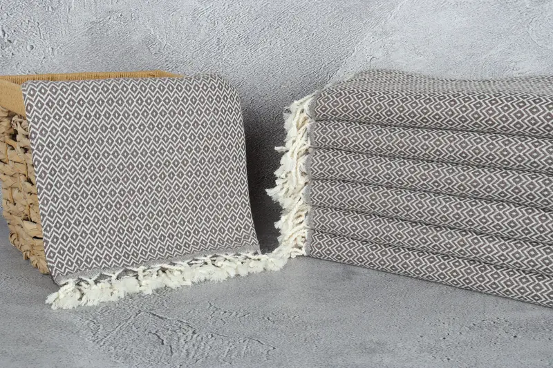 Home Decor Gifts, Spa Towel, 70x40 Cotton Diamond Towel, Bachelorette Party Gifts, Bachelorette Party Favors Beach, Organic towel, Bulk Order Towel - 2