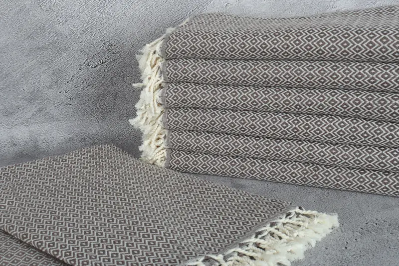 Home Decor Gifts, Spa Towel, 70x40 Cotton Diamond Towel, Bachelorette Party Gifts, Bachelorette Party Favors Beach, Organic towel, Bulk Order Towel - 1