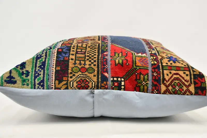 Gift Pillow, Ethnical Kilim Rug Pillow, 32x32 Red Cushion Cover, Pillow for Sofa, Outdoor Pillow Sham, Cushion Cover - 6