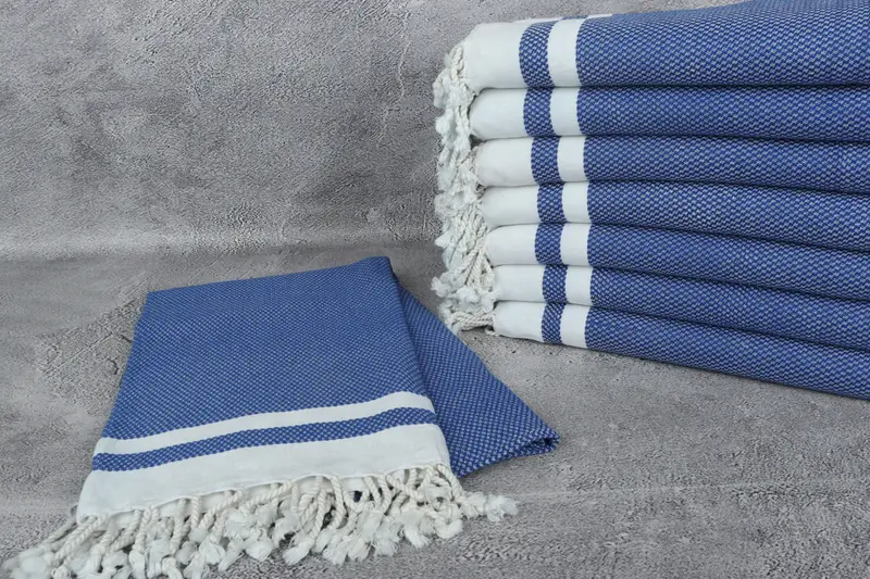 Christmas Favors, Custom Turkish Towel, Valentines Day Gift For Her, Summer Gift, Luxury towel, Lightweight towel, 70x40 Cotton Striped Towel - 2