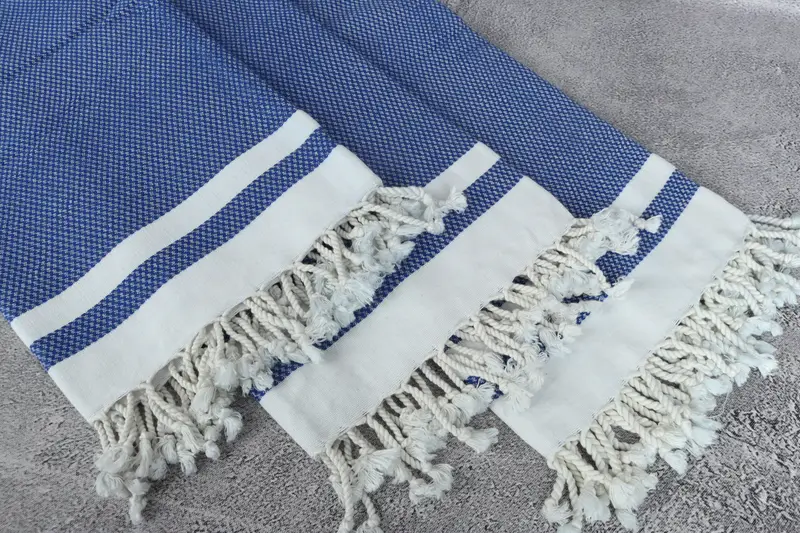 Christmas Favors, Custom Turkish Towel, Valentines Day Gift For Her, Summer Gift, Luxury towel, Lightweight towel, 70x40 Cotton Striped Towel - 5