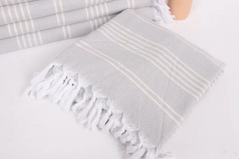 Personalized Blanket, Bachelorette Party Favors, Organic Throw, 96x70 Cotton Striped Towel, Extra Large Tablecloth, Custom Blanket, Gift Boxes - 5