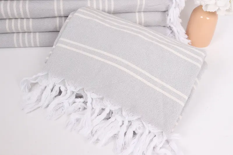 Personalized Blanket, Bachelorette Party Favors, Organic Throw, 96x70 Cotton Striped Towel, Extra Large Tablecloth, Custom Blanket, Gift Boxes - 4