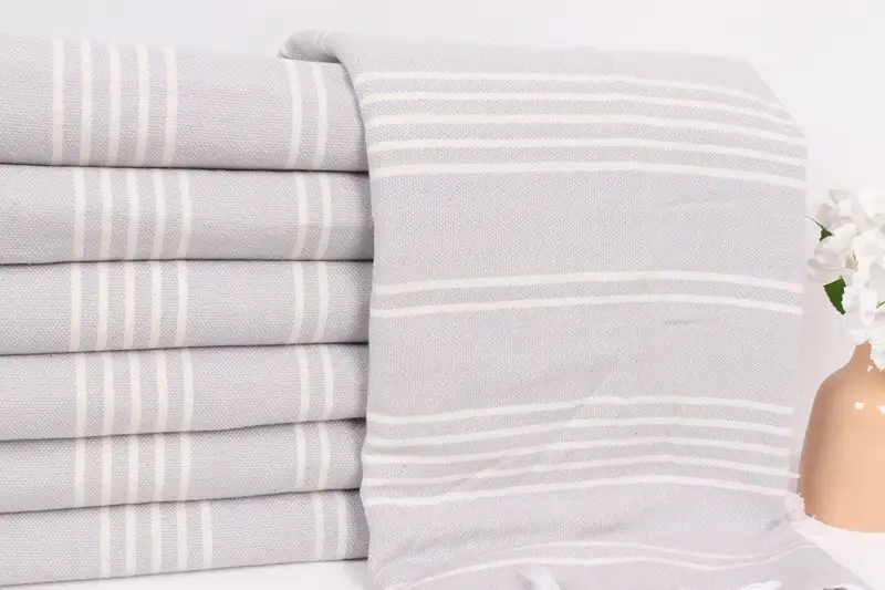 Personalized Blanket, Bachelorette Party Favors, Organic Throw, 96x70 Cotton Striped Towel, Extra Large Tablecloth, Custom Blanket, Gift Boxes - 2