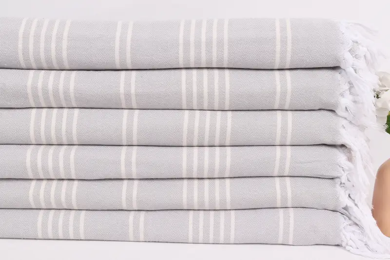 Personalized Blanket, Bachelorette Party Favors, Organic Throw, 96x70 Cotton Striped Towel, Extra Large Tablecloth, Custom Blanket, Gift Boxes - 3