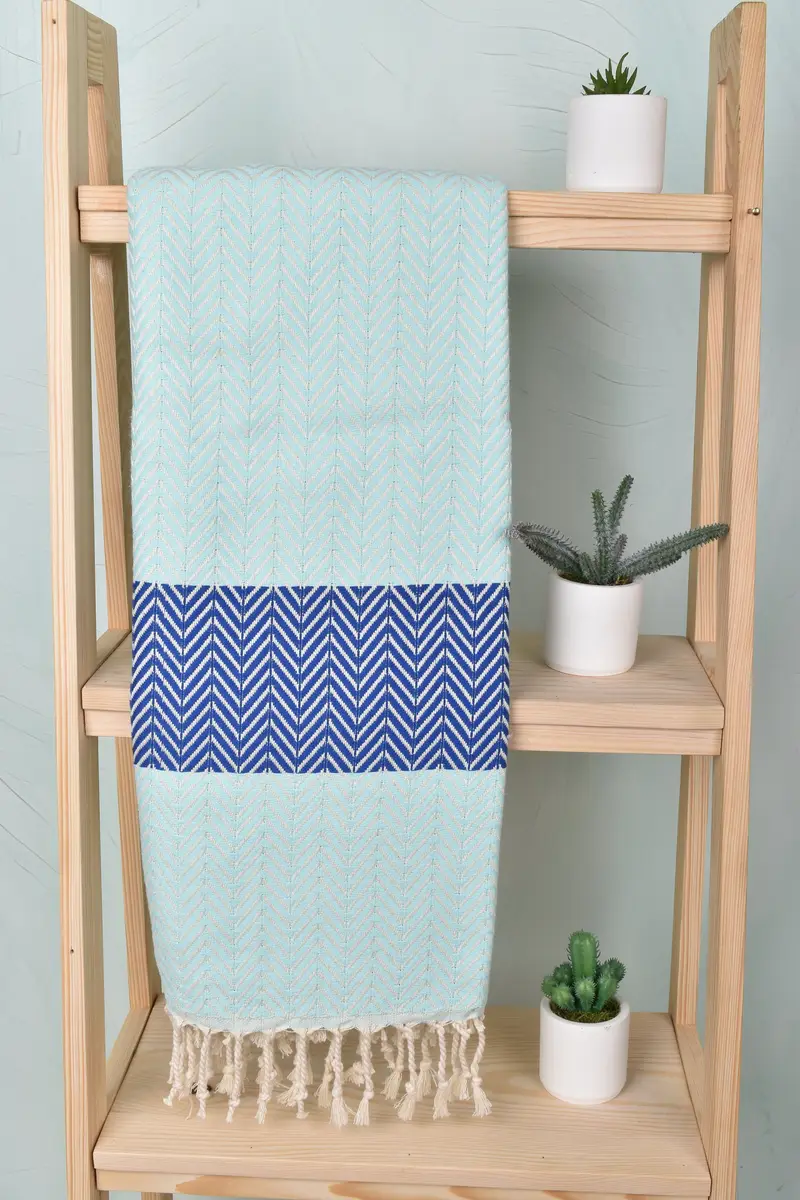 70x40 Cotton Chevron Towel, Turkish Towel Set, Best Friend Gift, Valentines Day Gift, Towel With Name, Personalized Gifts, Bachelor Gifts - 8