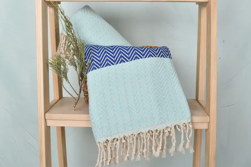 70x40 Cotton Chevron Towel, Turkish Towel Set, Best Friend Gift, Valentines Day Gift, Towel With Name, Personalized Gifts, Bachelor Gifts - 4