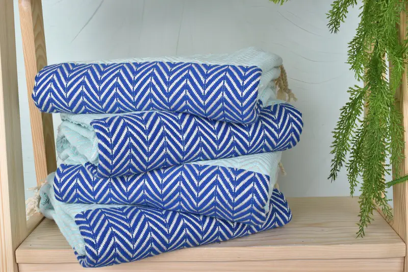 70x40 Cotton Chevron Towel, Turkish Towel Set, Best Friend Gift, Valentines Day Gift, Towel With Name, Personalized Gifts, Bachelor Gifts - 7