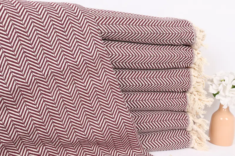 92x76 Cotton Chevron Towel, Organic Throw, Boho Throw Blankets, Personalized Bridesmaid Gift, Woven Blanket, Halloween Blanket, Throw Blanket Couch - 1