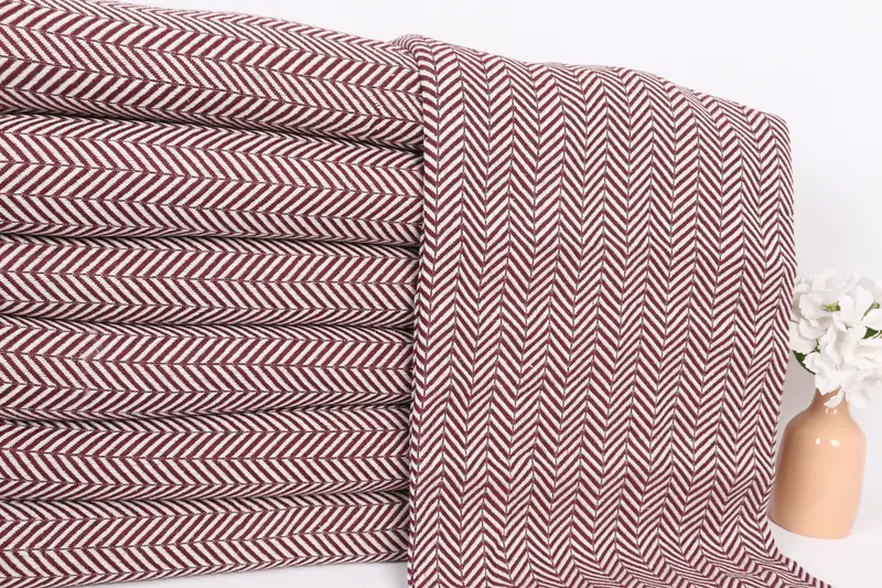 92x76 Cotton Chevron Towel, Organic Throw, Boho Throw Blankets, Personalized Bridesmaid Gift, Woven Blanket, Halloween Blanket, Throw Blanket Couch - 2