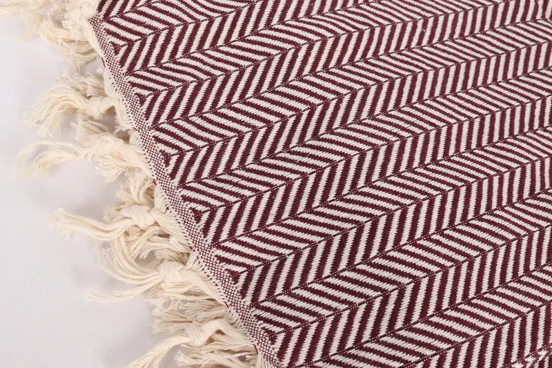92x76 Cotton Chevron Towel, Organic Throw, Boho Throw Blankets, Personalized Bridesmaid Gift, Woven Blanket, Halloween Blanket, Throw Blanket Couch - 7