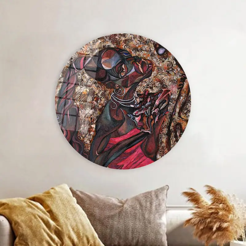 Elegante afrikanische Jazz-Sänger-Leinwand – lebendiges Geschenk für Musikliebhaber