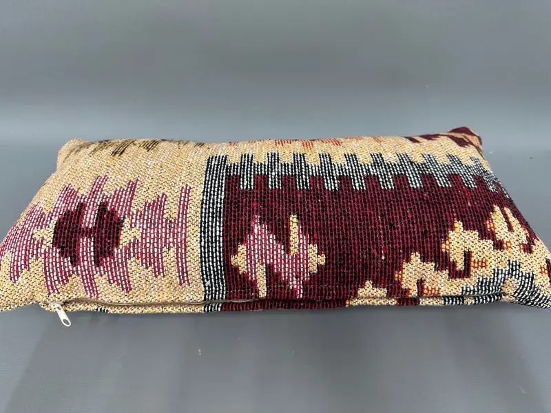 Christmas Cushion Cover, Pastel Cushion Case, 10x20 Yellow Pillow Case, Boho Pillow Sham Cover, Cushion, Car Pillow, Kilim Pillow, Boho Pillow - 7