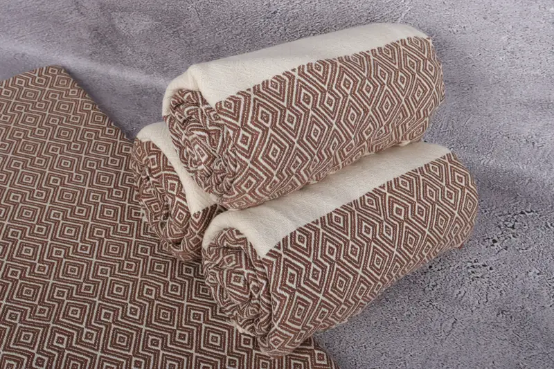 68x38 Cotton Diamond Towel, Bachelorette Party Gifts Bridesmaids, Absorbent Turkish towel, Grandma Gift, Turkish Towel Set, Bachelorette Party Gift - 7