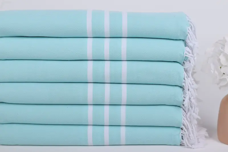 70x40 Cotton Striped Towel, Bridesmaid Gift Towel, Sand-free peshtemal towel for the beach, Customized Towels, Personalized Towel, Wedding Gift - 3