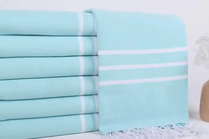 70x40 Cotton Striped Towel, Bridesmaid Gift Towel, Sand-free peshtemal towel for the beach, Customized Towels, Personalized Towel, Wedding Gift - 2