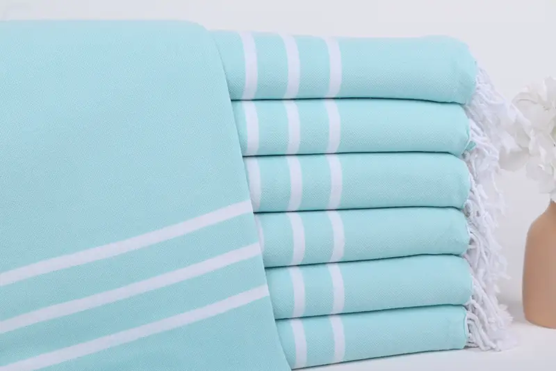 70x40 Cotton Striped Towel, Bridesmaid Gift Towel, Sand-free peshtemal towel for the beach, Customized Towels, Personalized Towel, Wedding Gift - 1