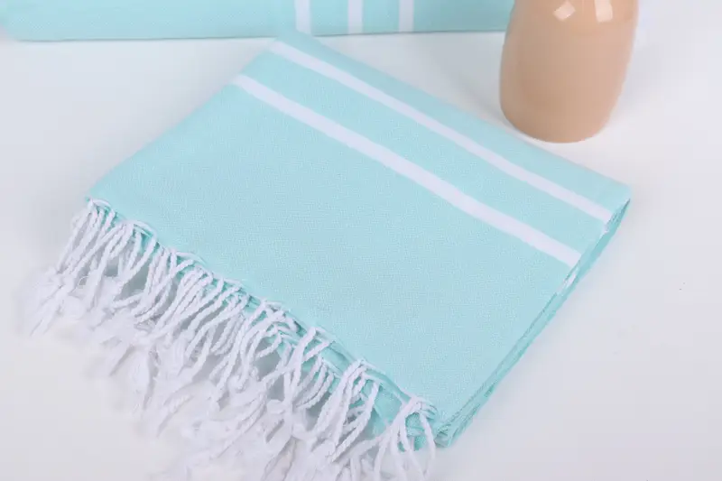 70x40 Cotton Striped Towel, Bridesmaid Gift Towel, Sand-free peshtemal towel for the beach, Customized Towels, Personalized Towel, Wedding Gift - 5