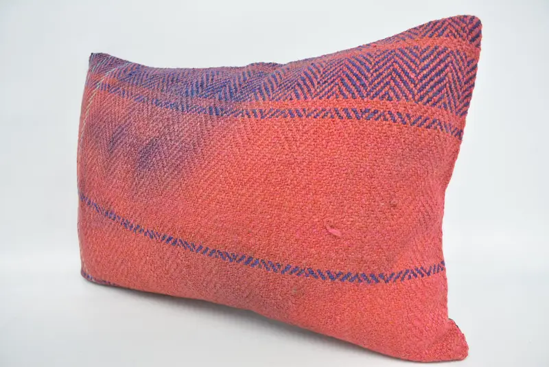 Tapestry Pillow, Vintage Pillow, 16x24 Red Cushion Case, Kilim Pillow Cover, Luxury Cushion Cover, Cushion, Boho Pillow Sham Cover - 4