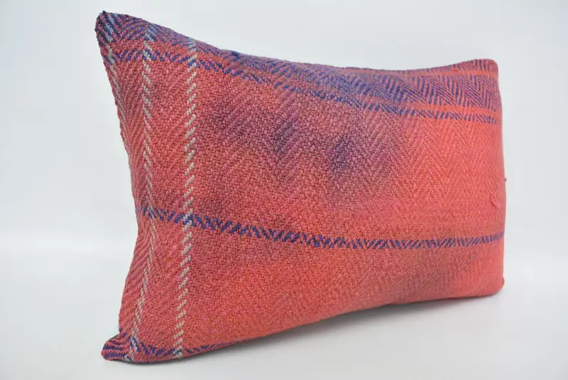 Tapestry Pillow, Vintage Pillow, 16x24 Red Cushion Case, Kilim Pillow Cover, Luxury Cushion Cover, Cushion, Boho Pillow Sham Cover - 3