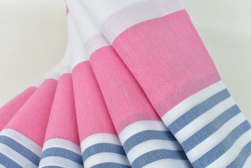 Holiday Towel, Quick-Dry Beach Towel, 70x40 Cotton Striped Towel, Best Friend Gift, Personalized Turkish Towel, Personalized Wedding Gift For Couple - 10