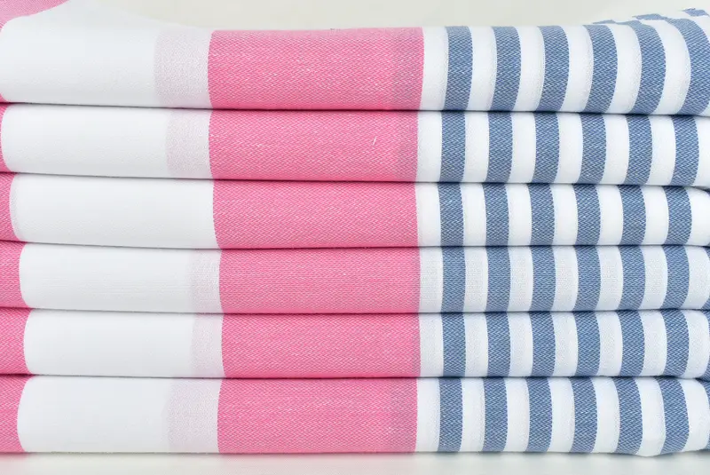 Holiday Towel, Quick-Dry Beach Towel, 70x40 Cotton Striped Towel, Best Friend Gift, Personalized Turkish Towel, Personalized Wedding Gift For Couple - 4
